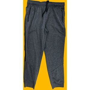 Tapout Mens Gray Poly Jogger Pants XL With Zipper Pockets